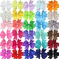 Los mejores  - HBF 30 Clips Pelo Niñas Multicolor Lazo De Pelo Horquillas Pelo Para El Caballo